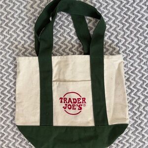 Mini Trader Joe's Canvas Tote Bag - Green